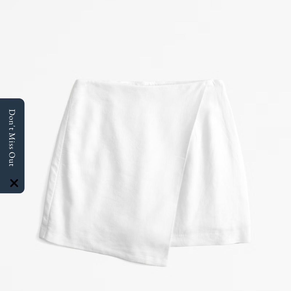 Abercrombie linen skort